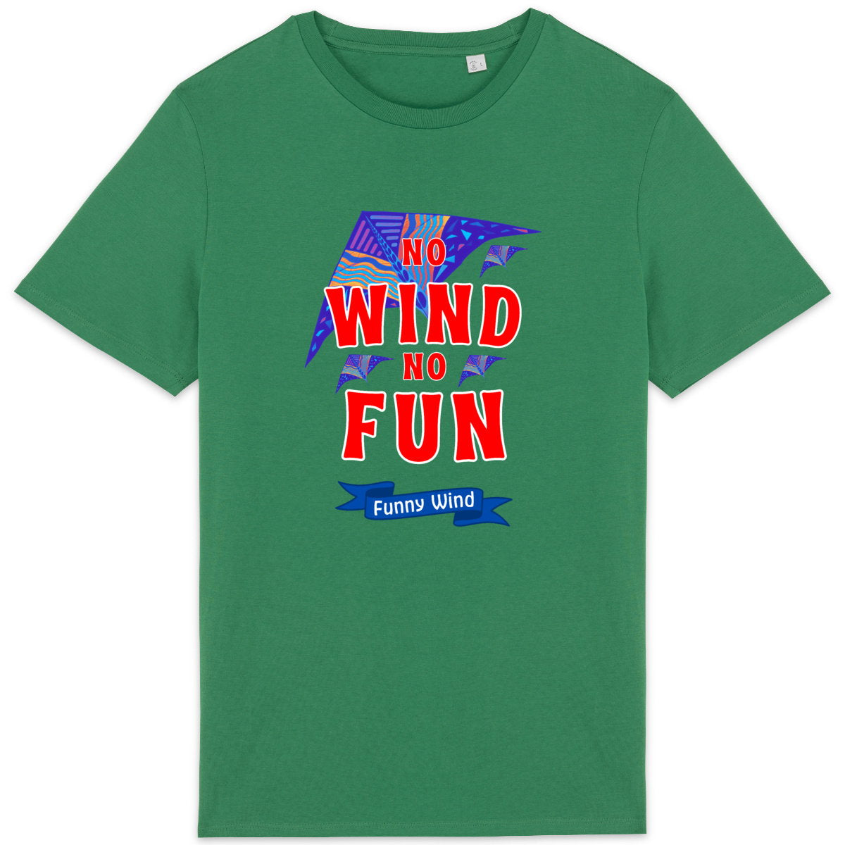 T-shirt No wind no fun Kites - face_0