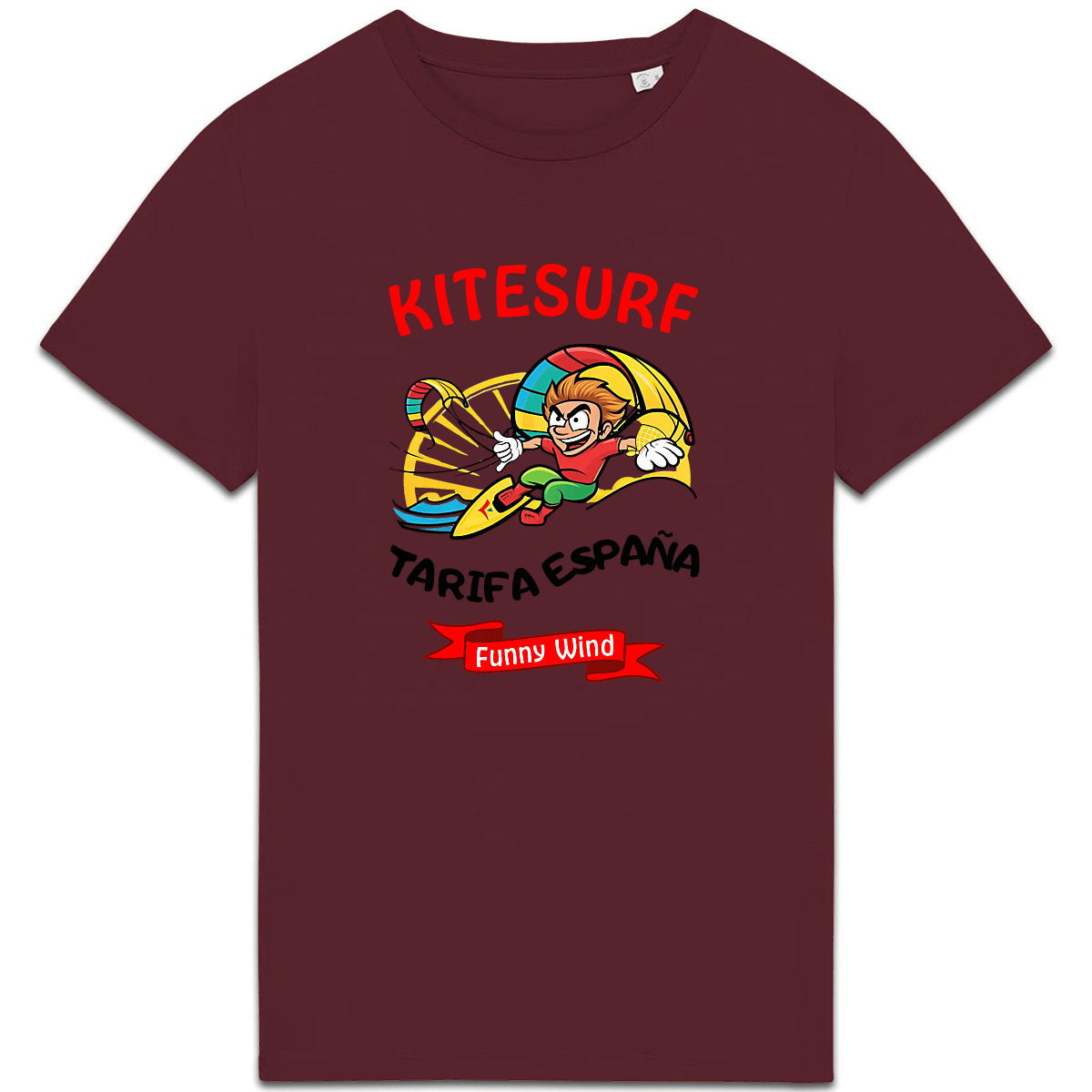 T-shirt épais Kitesurf Tarifa - face_4