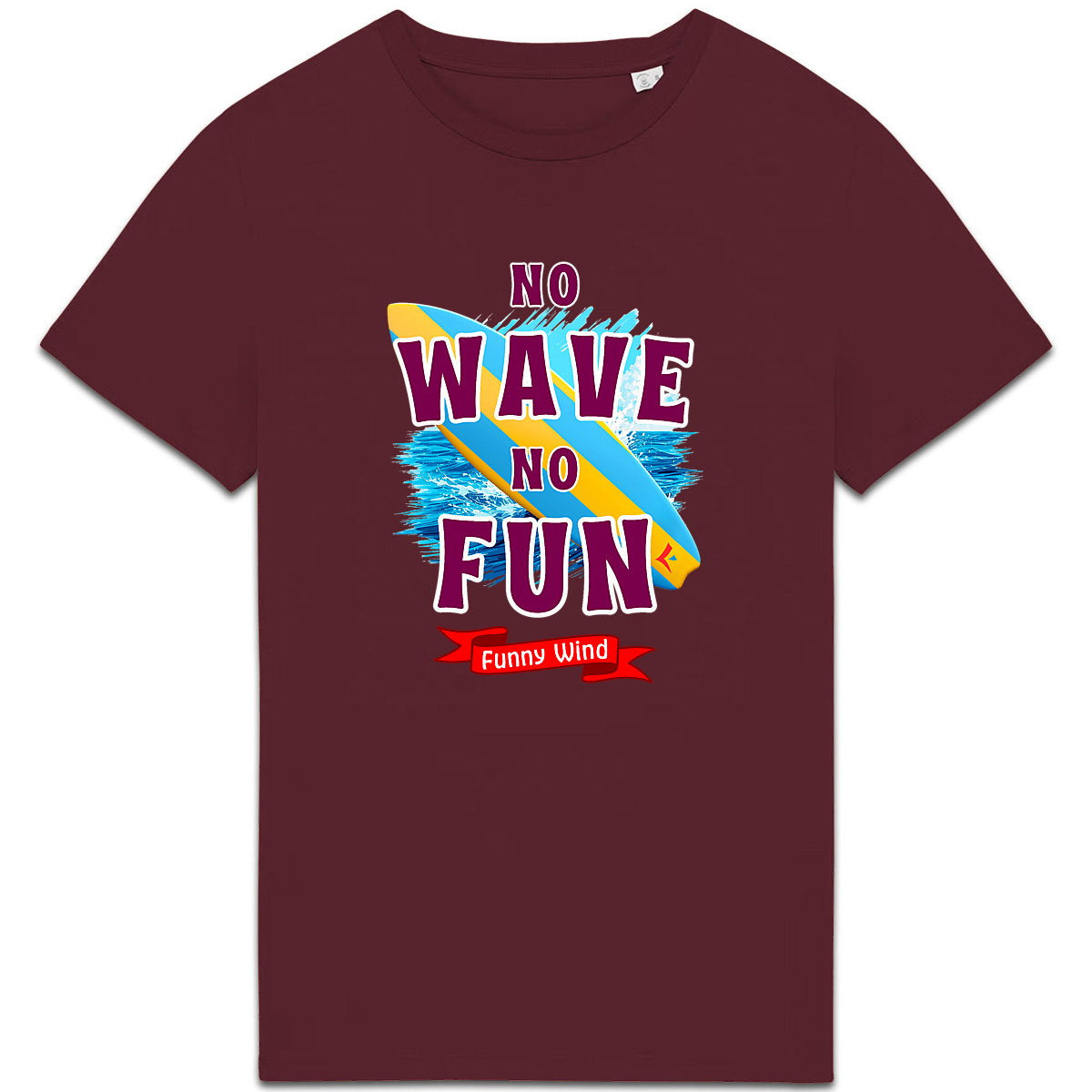 T-shirt épais No wave no fun - face_4