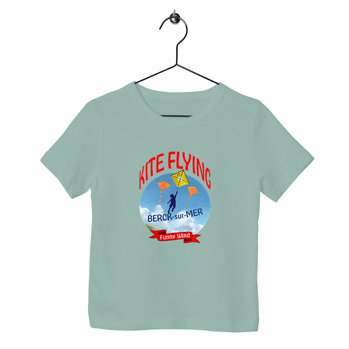 T-shirt Kite flying Berck enfant - face_vert