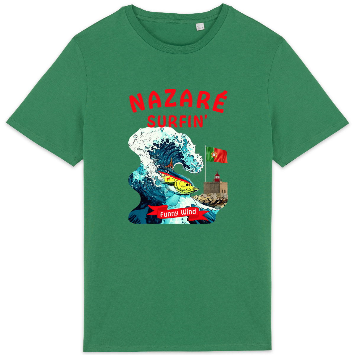 T-shirt Surfin' Nazaré - face_0