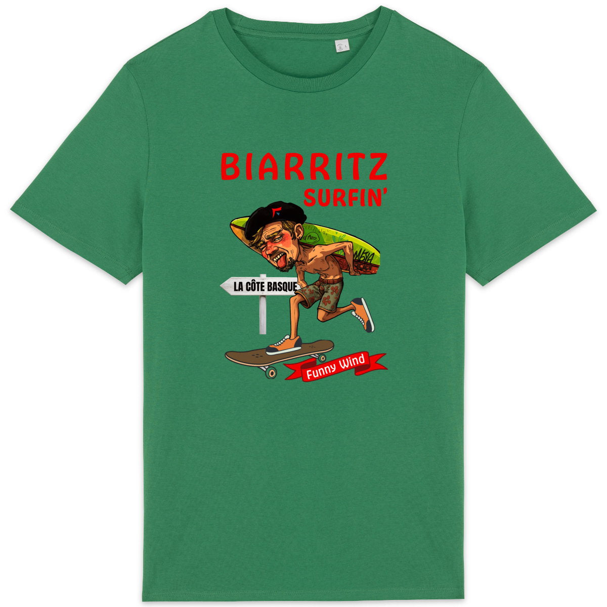 T-shirt Surfin' Biarritz - face_0