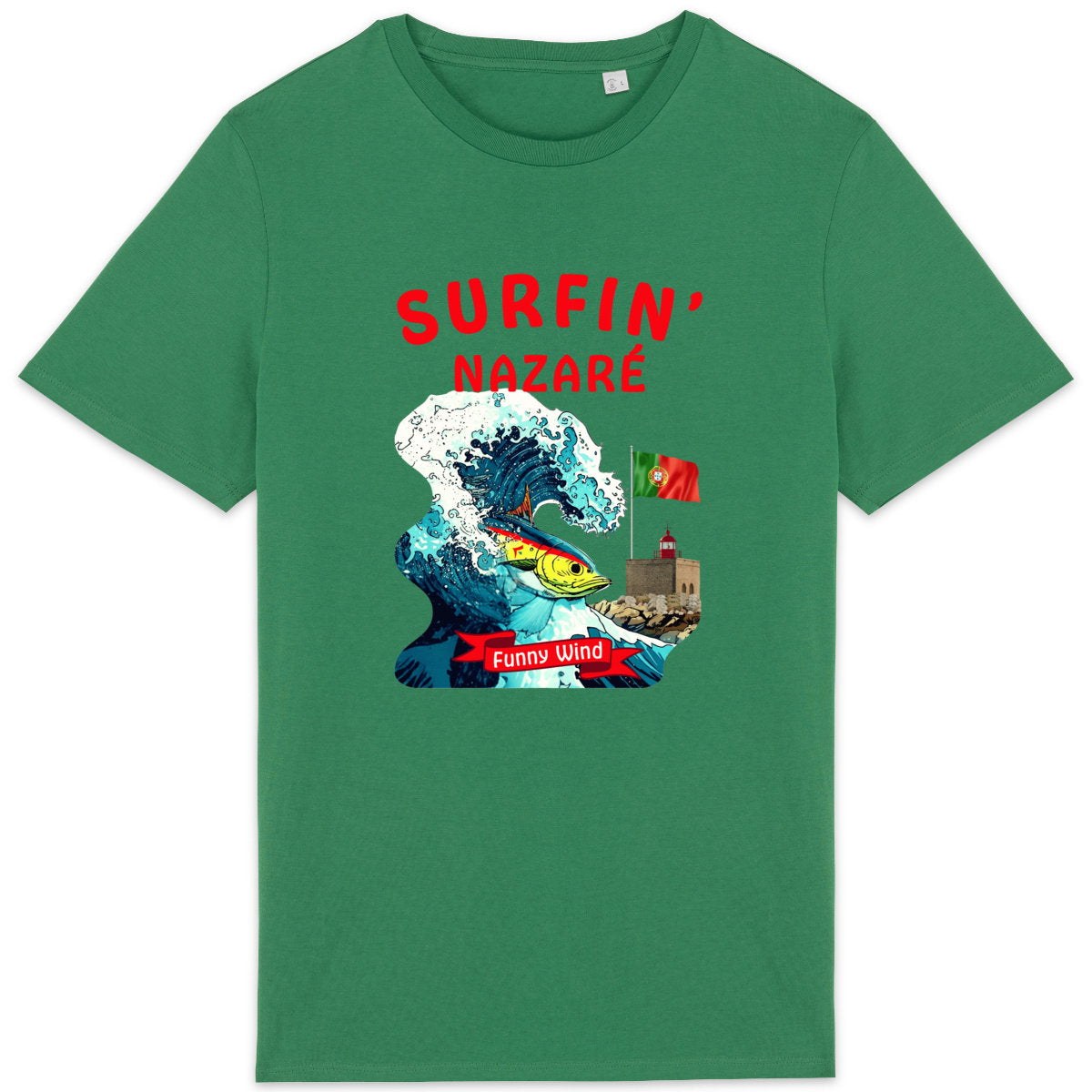 T-shirt Surfin' Nazaré - face_0