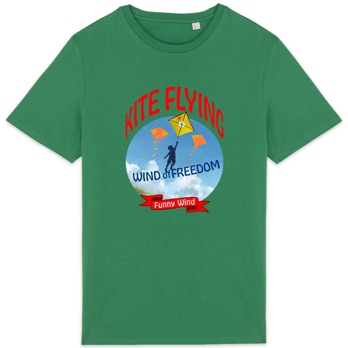 T-shirt Wind of freedom kites - face_0