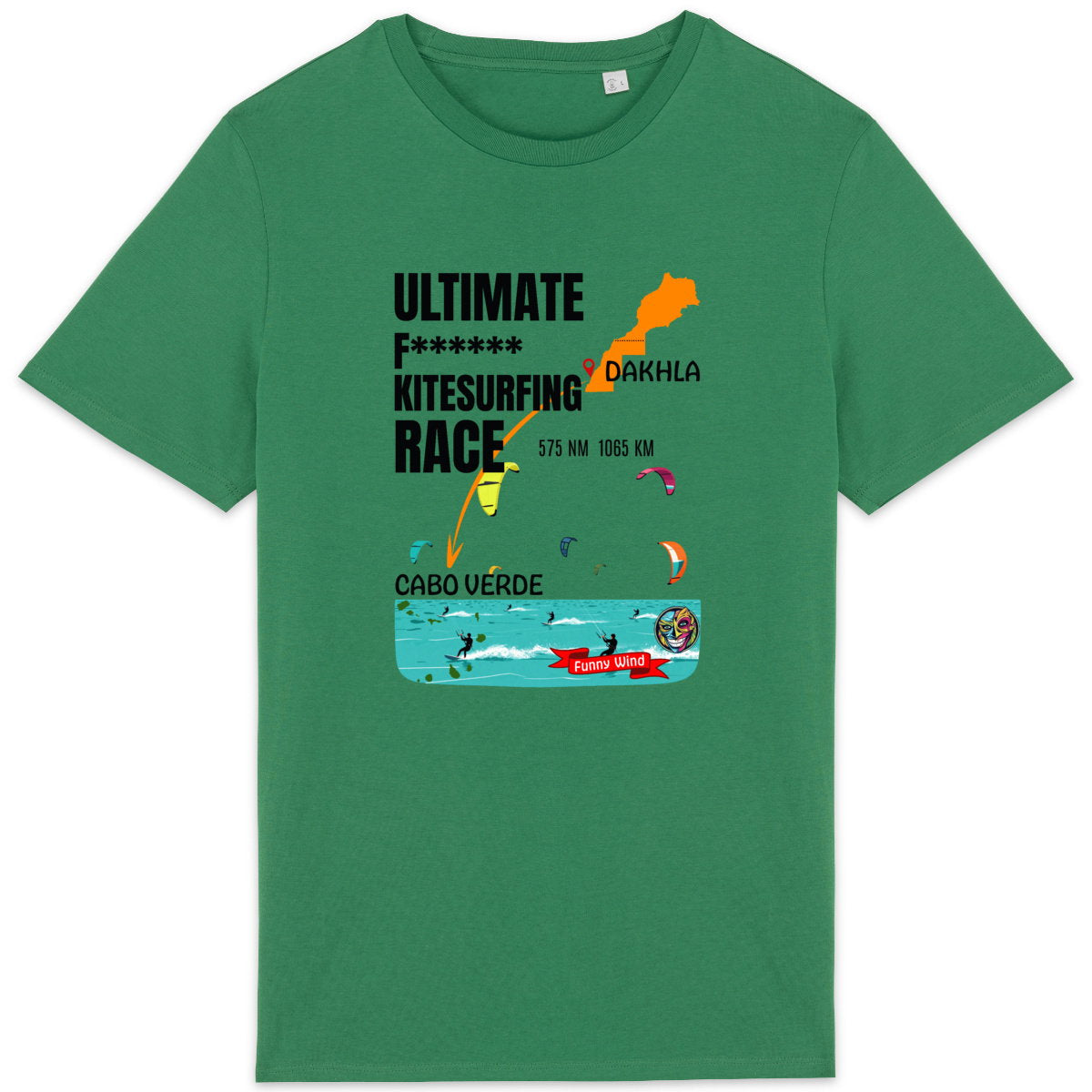 T-shirt Kitesurf Dakhla race - face_0