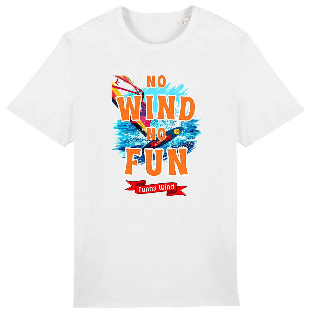 T-shirt épais No wind no fun - face_0