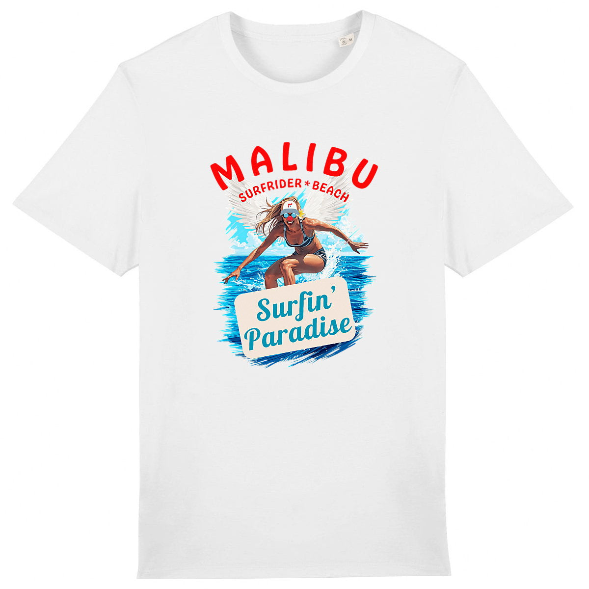 T-shirt surf Malibu - face_0