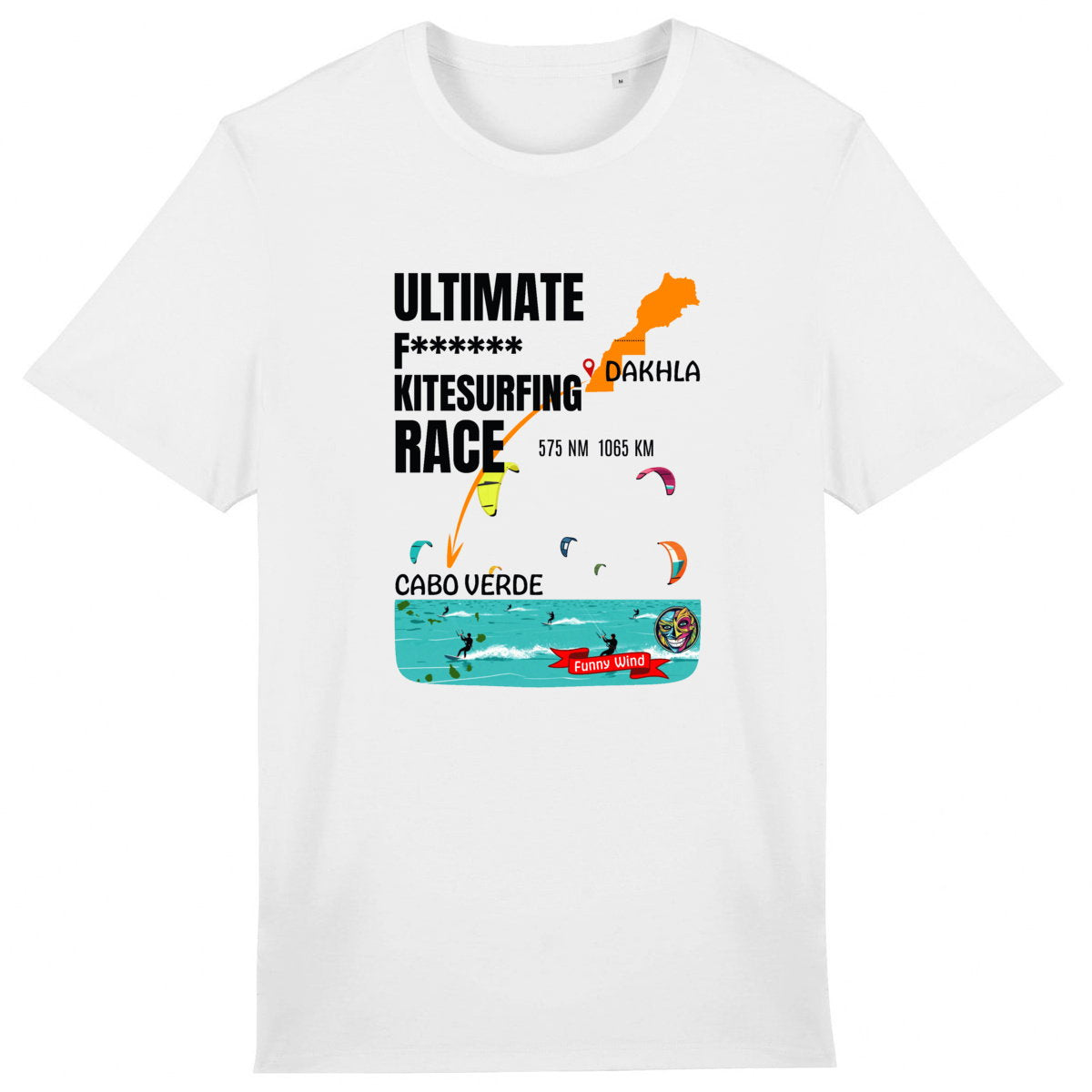 T-shirt Kitesurf Dakhla race - face_1
