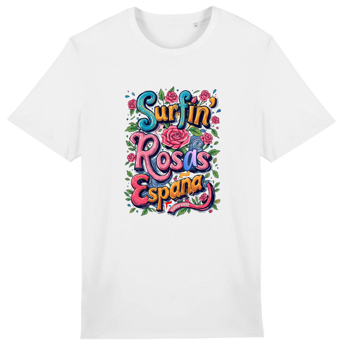 T-shirt Surfin' Rosas - face_1