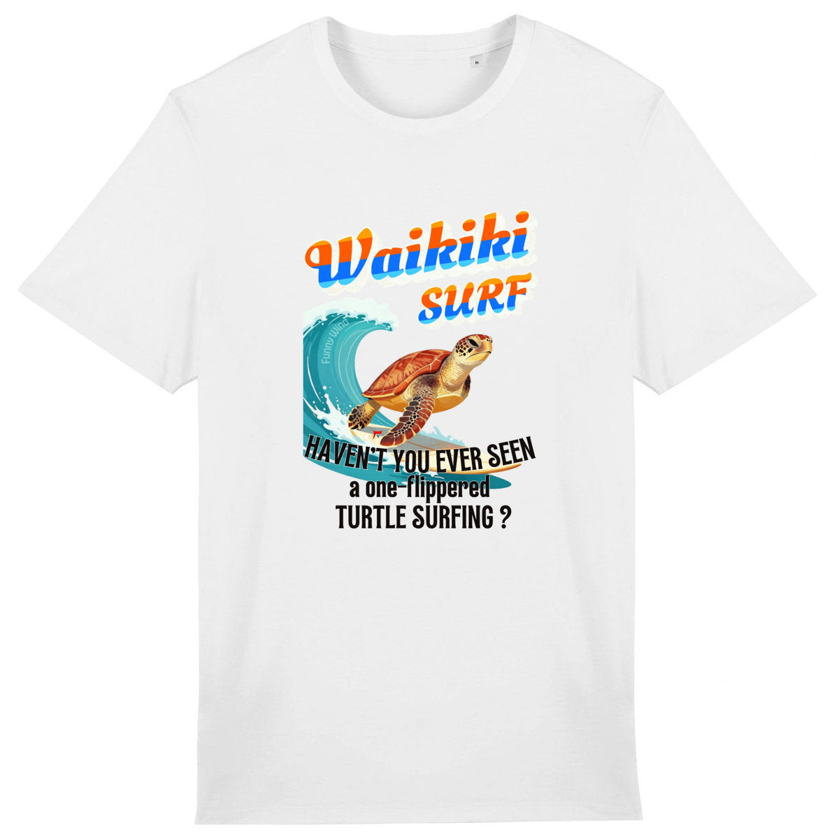 T-shirt Waikiki surf - face_1