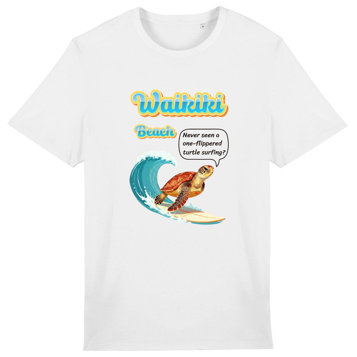 T-shirt Waikiki surf - face_1
