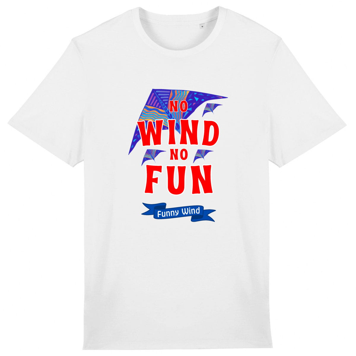 T-shirt No wind no fun Kites - face_1