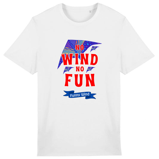T-shirt No wind no fun Kites - face_1