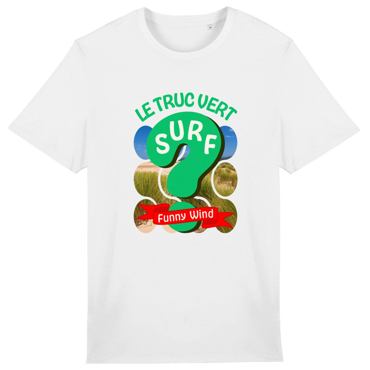 T-shirt Le Truc vert surf - face_1
