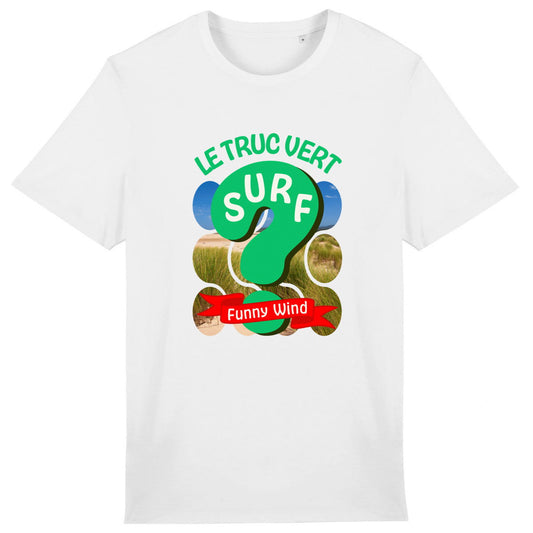 T-shirt Le Truc vert surf - face_1