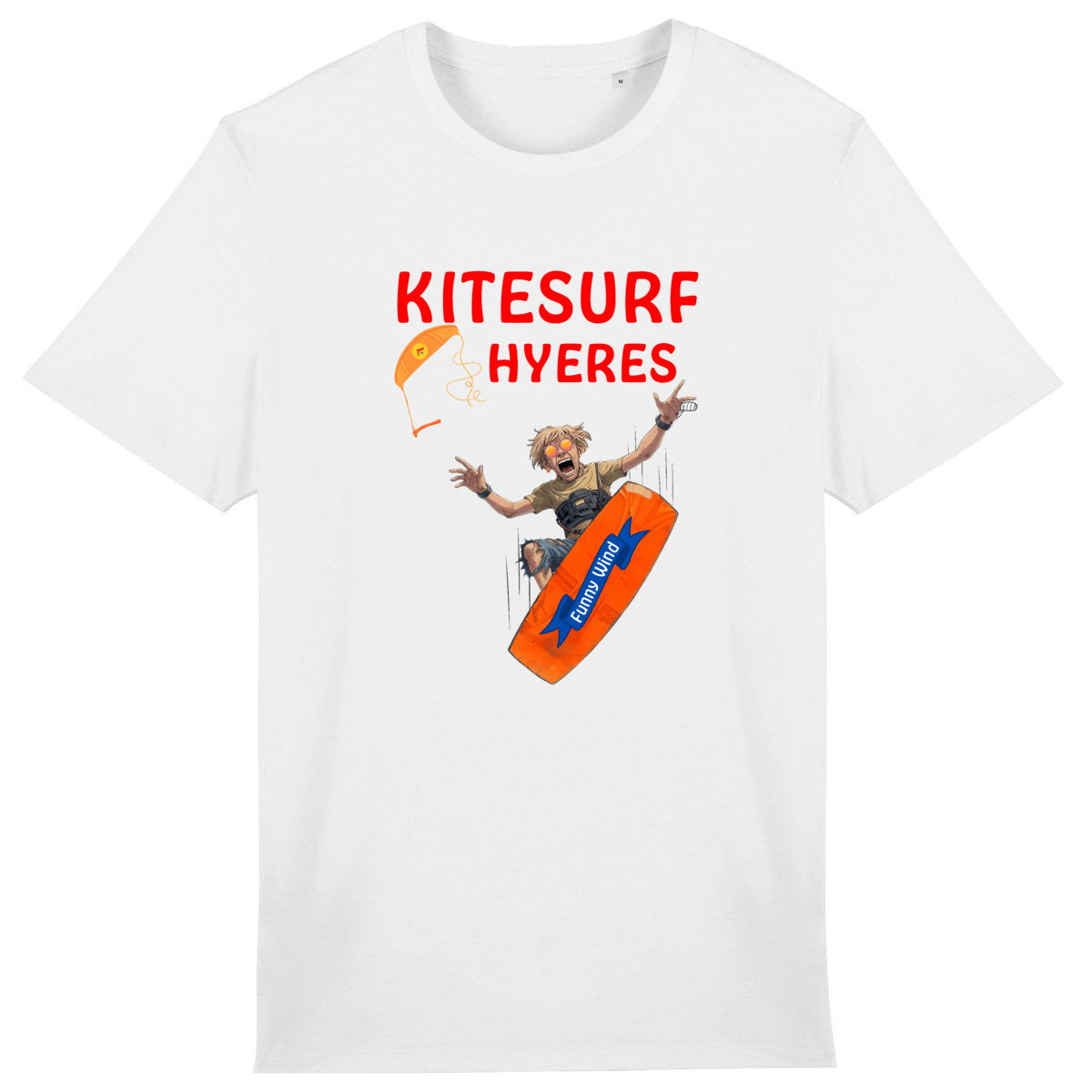 T-shirt Kitesurf Hyères les Palmiers - face_1