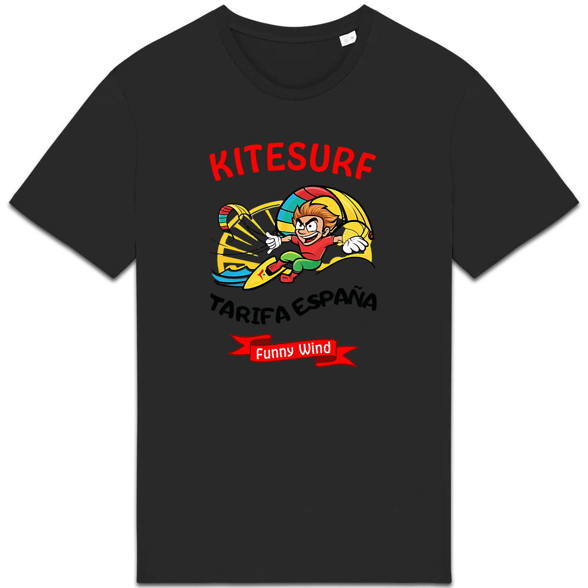 T-shirt épais Kitesurf Tarifa - face_1