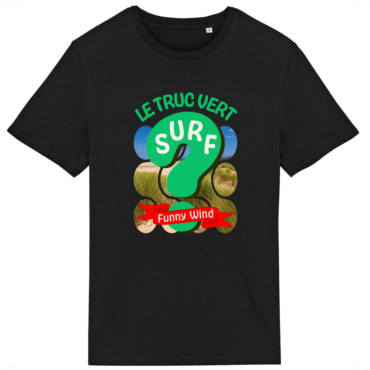 T-shirt Le Truc vert surf - face_2