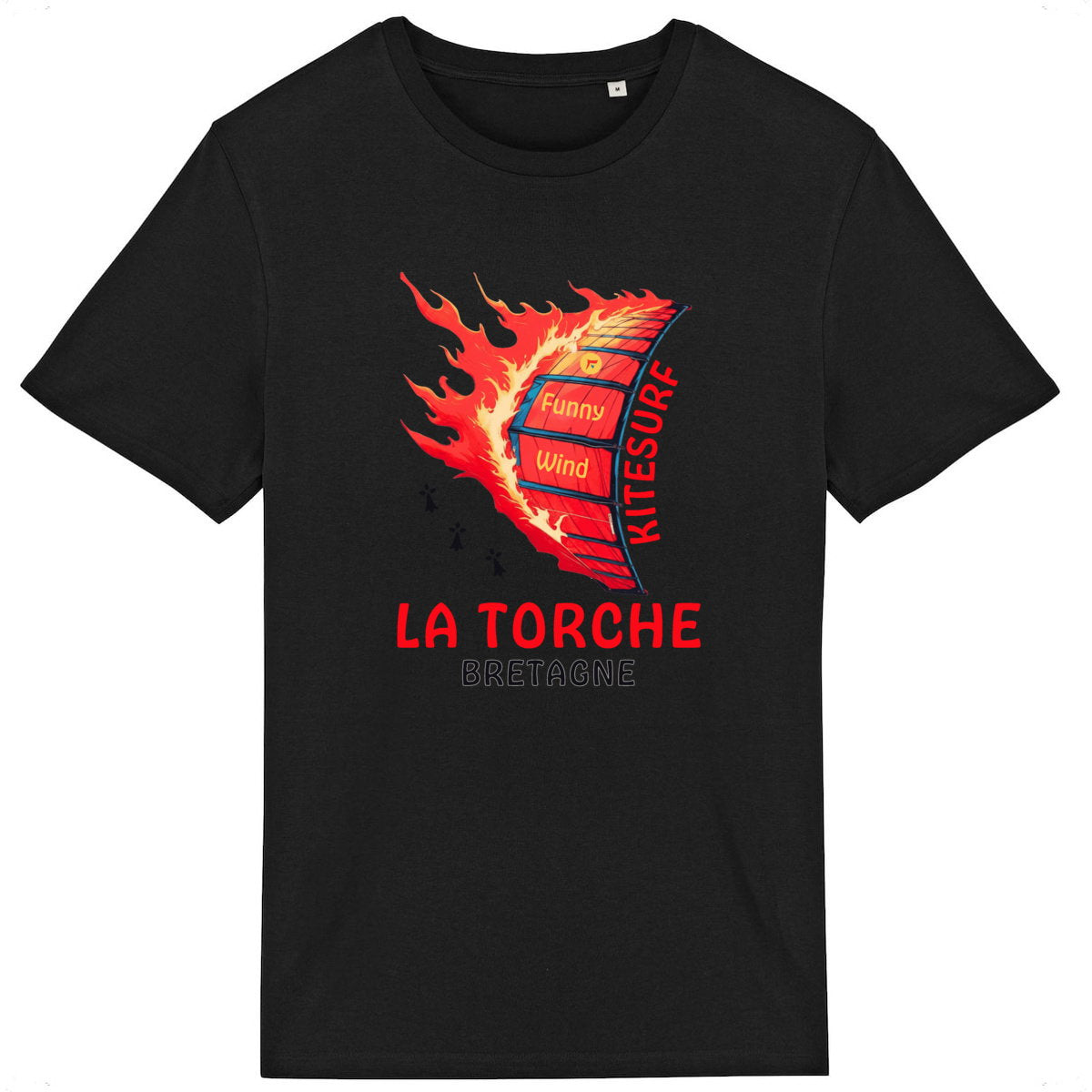 T-shirt Kitesurf La Torche en feu - face_2