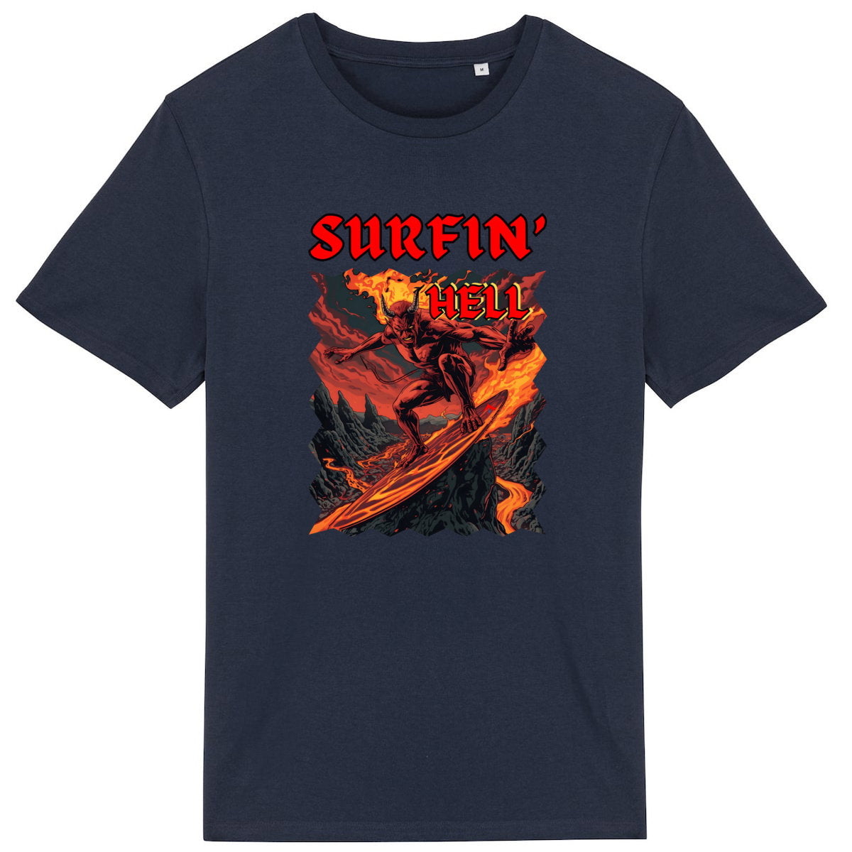 T-shirt Surfin Hell - face_3