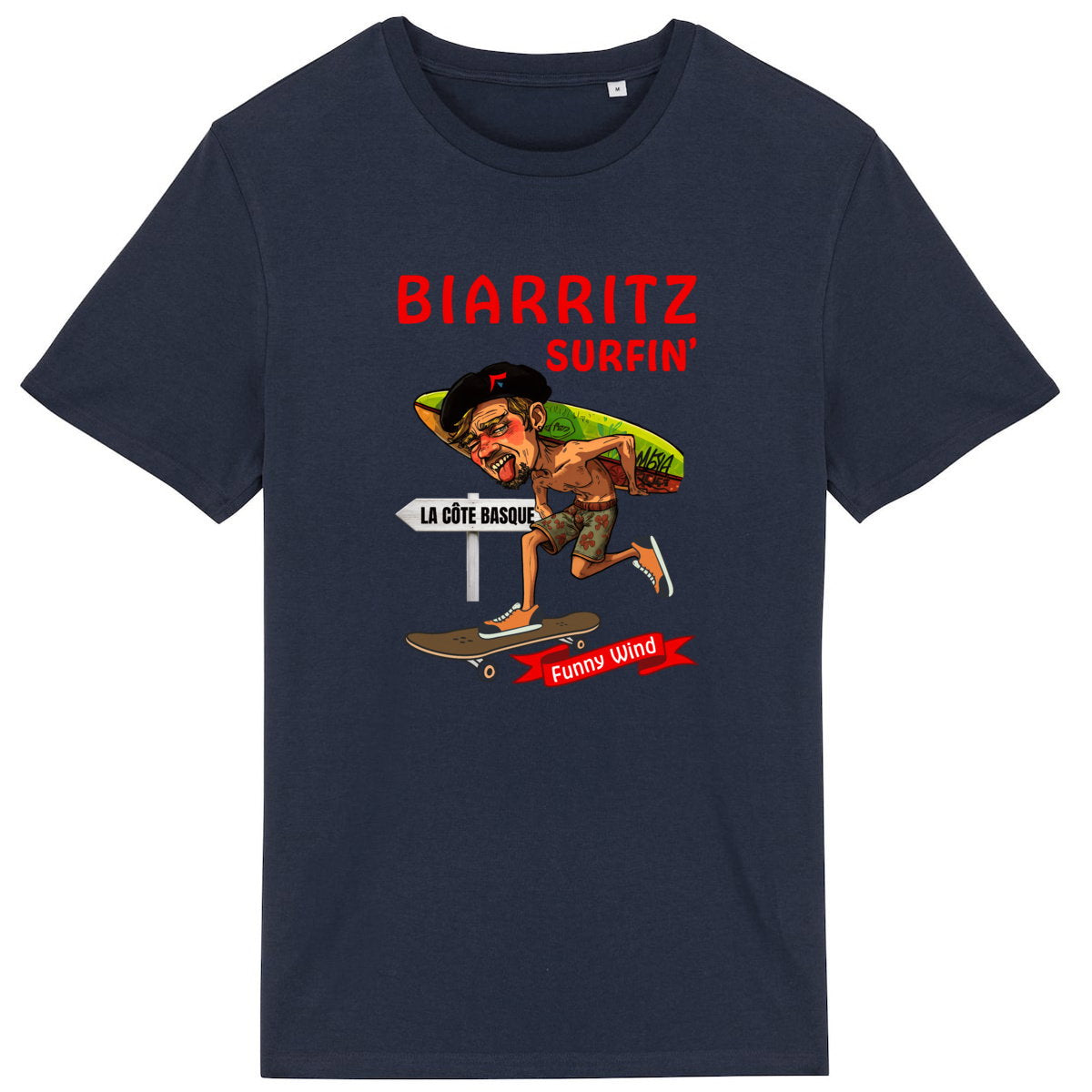 T-shirt Surfin' Biarritz - face_3