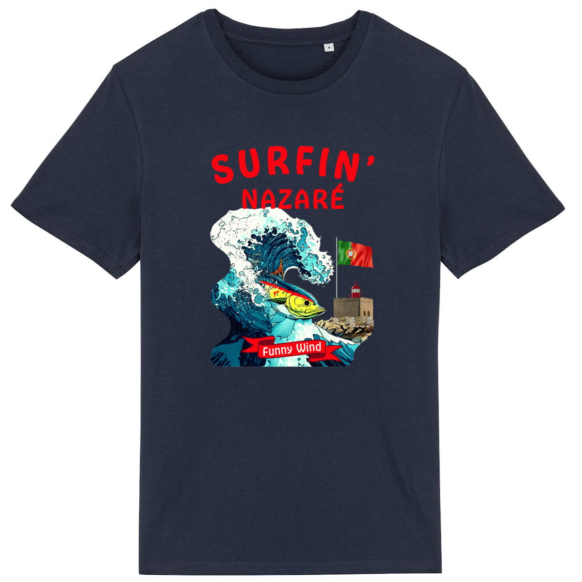 T-shirt Surfin' Nazaré - face_3
