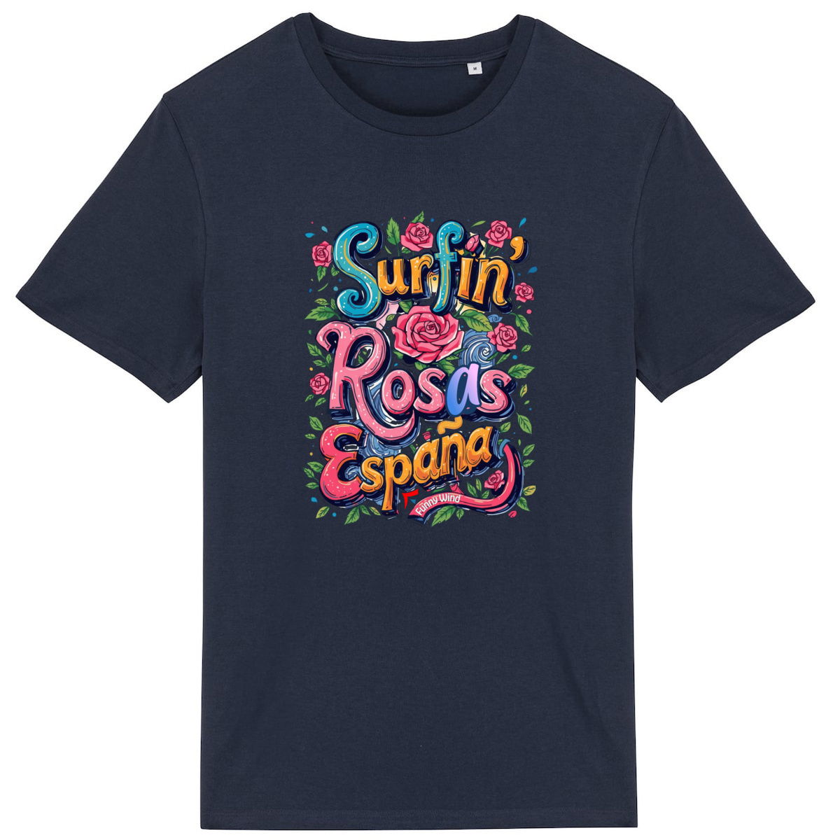 T-shirt Surfin' Rosas - face_3