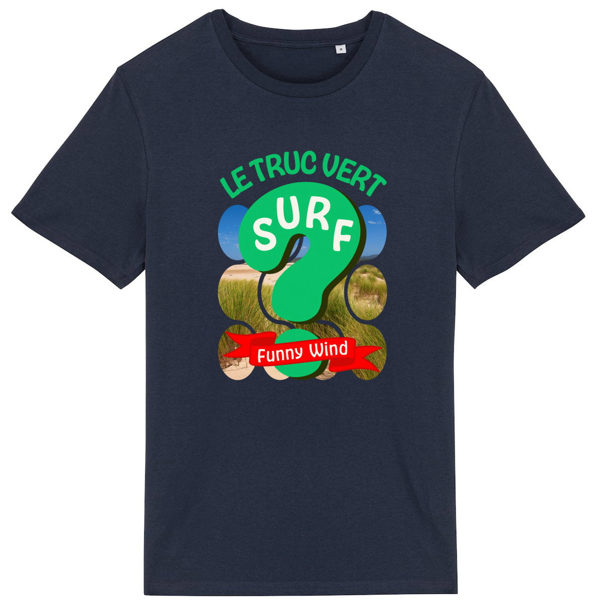 T-shirt Le Truc vert surf - face_3