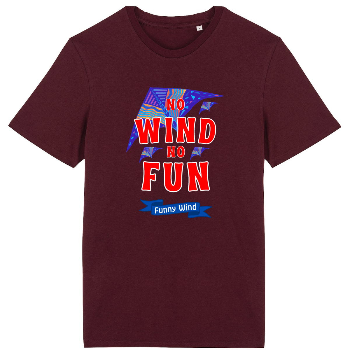 T-shirt No wind no fun Kites - face_4