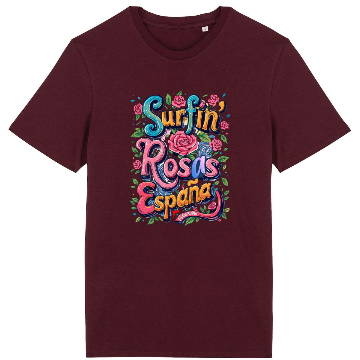 T-shirt Surfin' Rosas - face_4