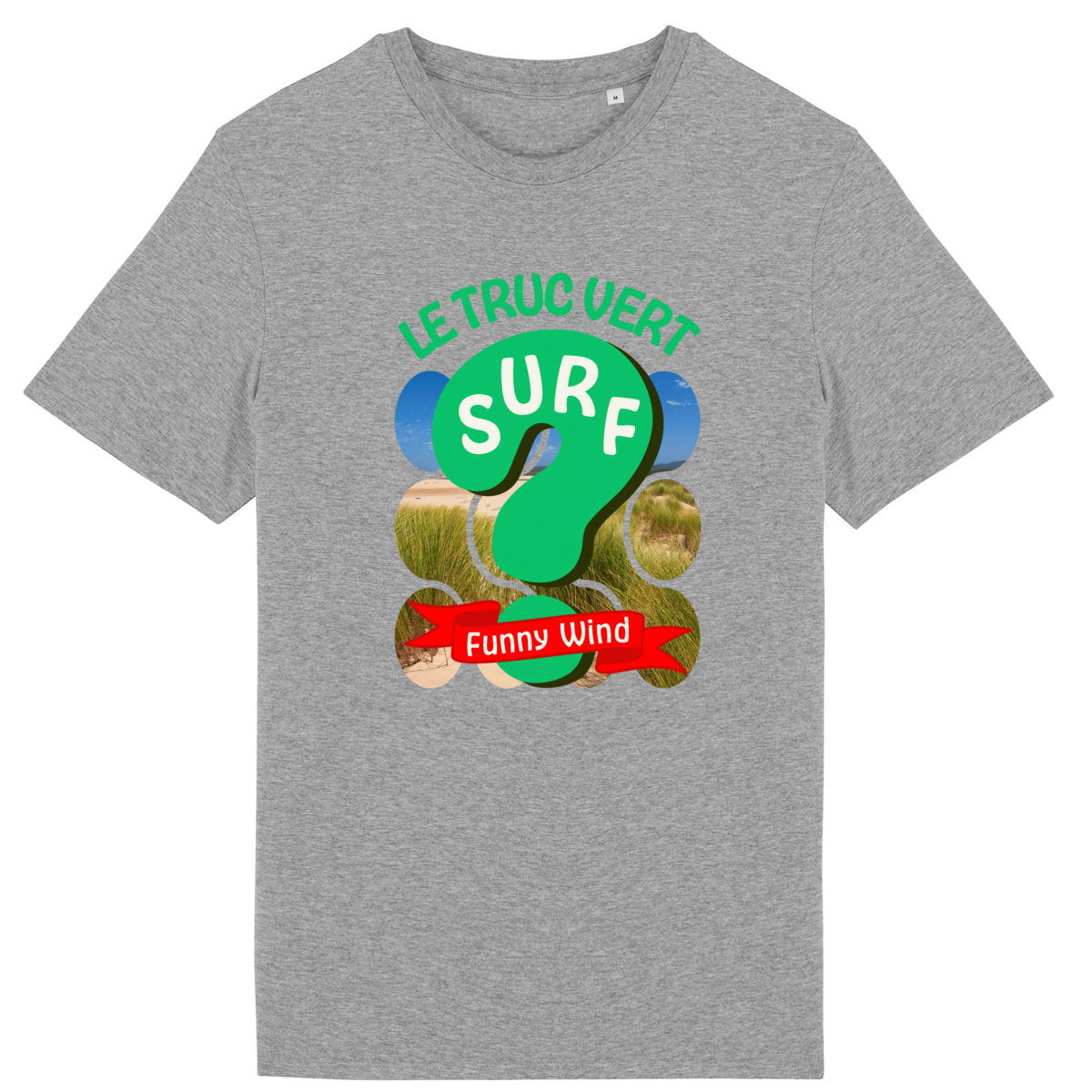 T-shirt Le Truc vert surf - face_5