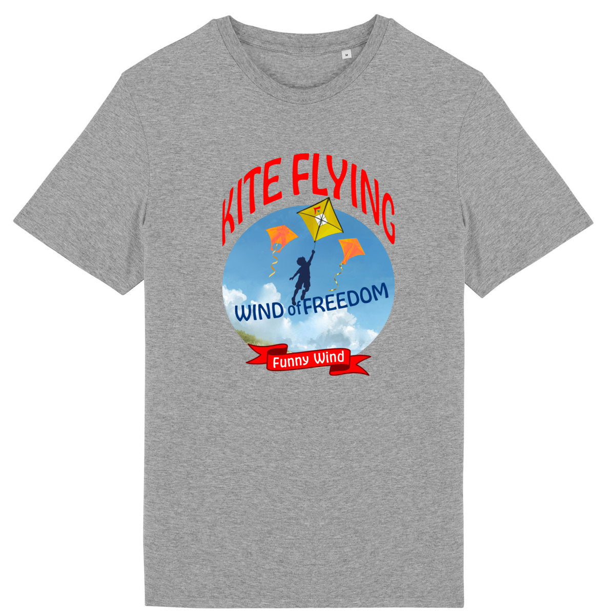 T-shirt Wind of freedom kites - face_5