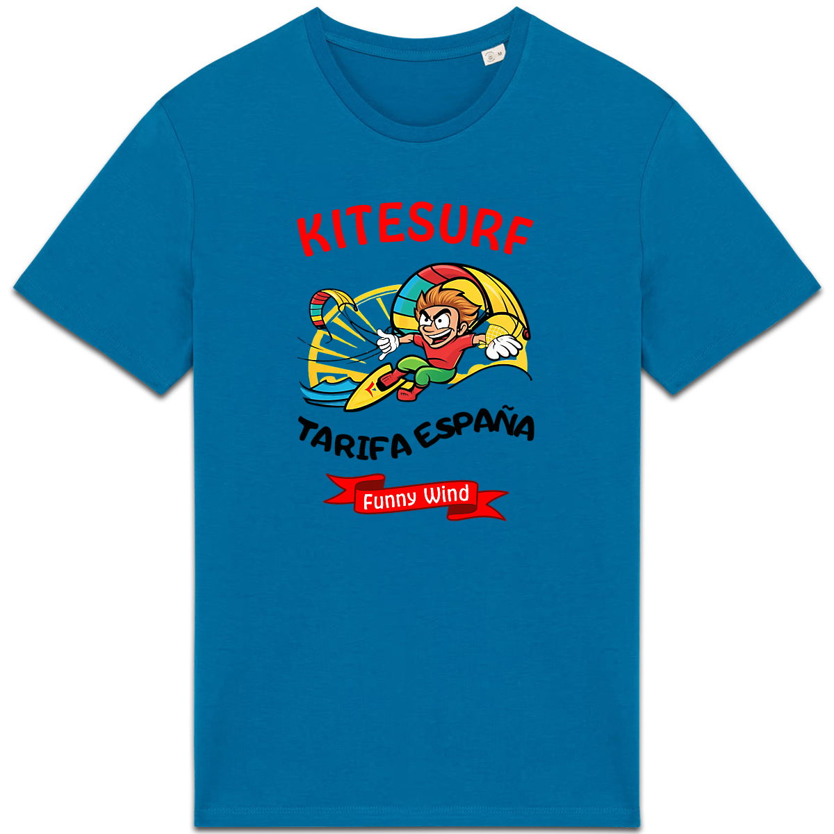 T-shirt épais Kitesurf Tarifa - face_5