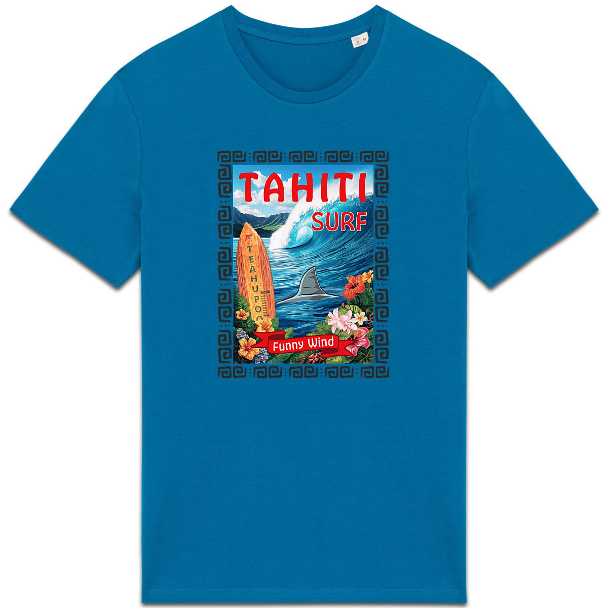 T-shirt épais surf Tahiti - face_5
