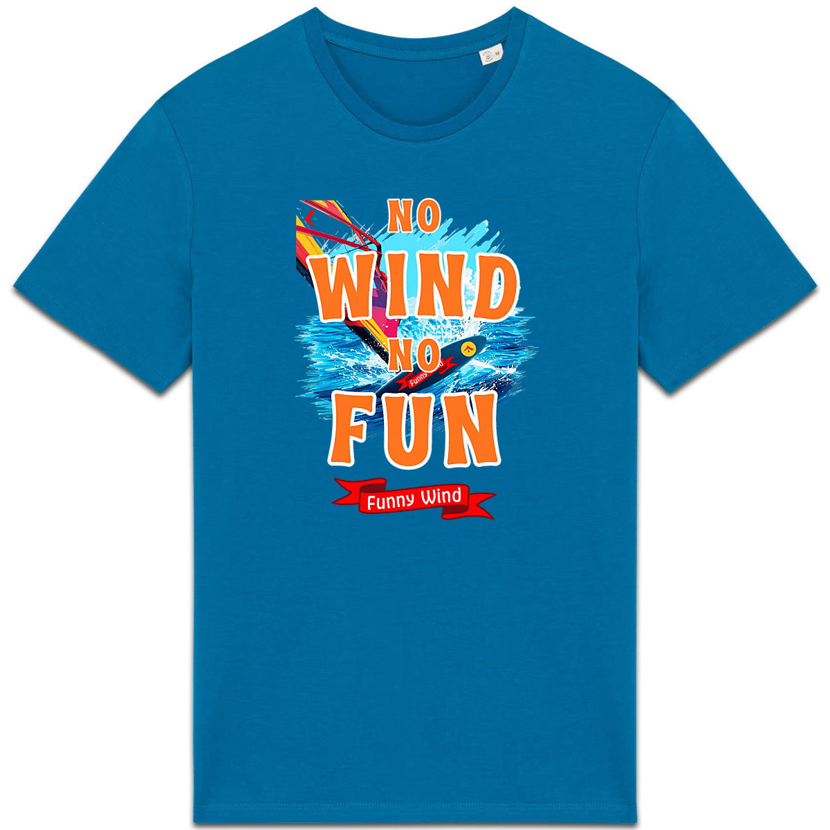 T-shirt épais No wind no fun - face_5