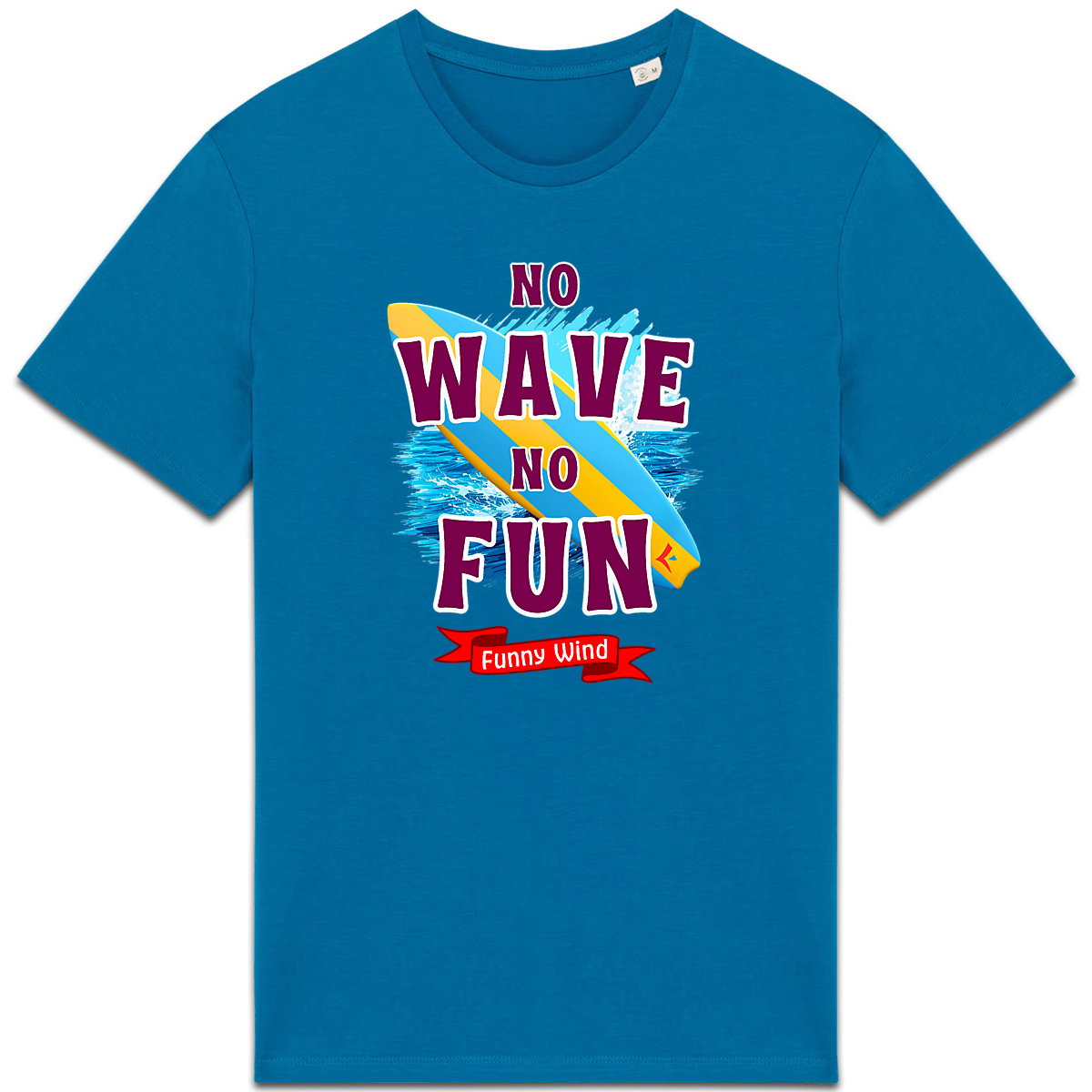 T-shirt épais No wave no fun - face_5