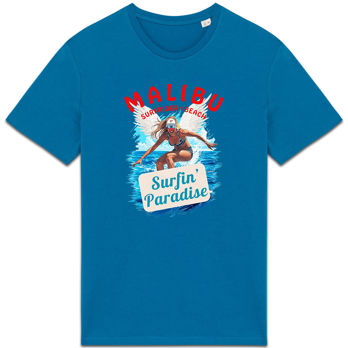 T-shirt surf Malibu - face_5