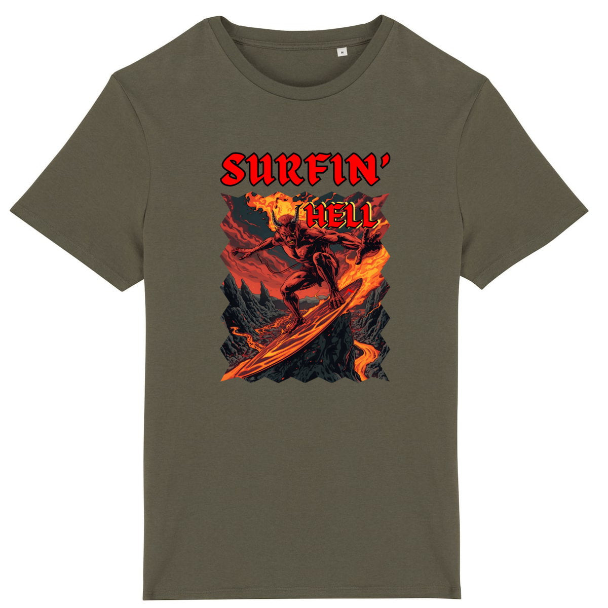 T-shirt Surfin Hell - face_6