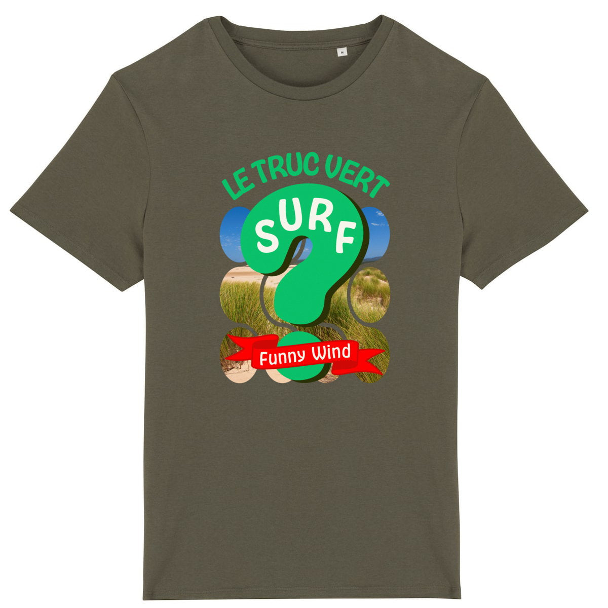 T-shirt Le Truc vert surf - face_6