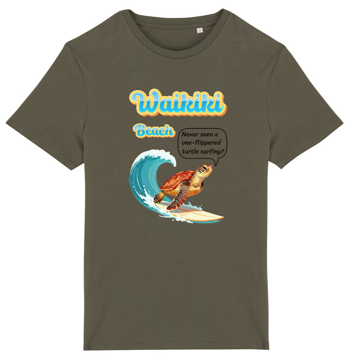 T-shirt Waikiki surf - face_6