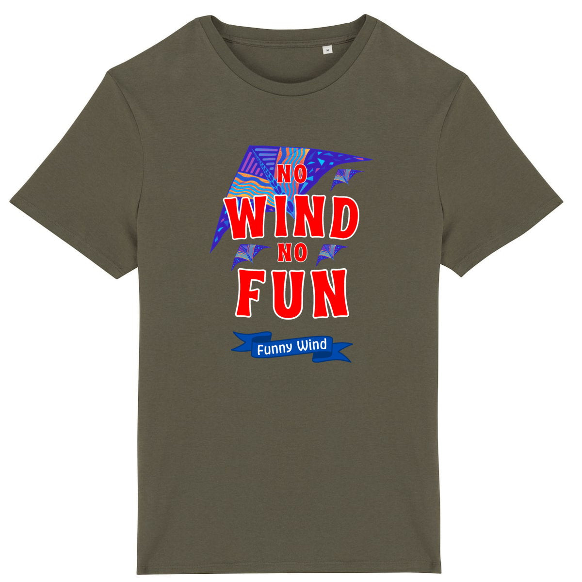 T-shirt No wind no fun Kites - face_6