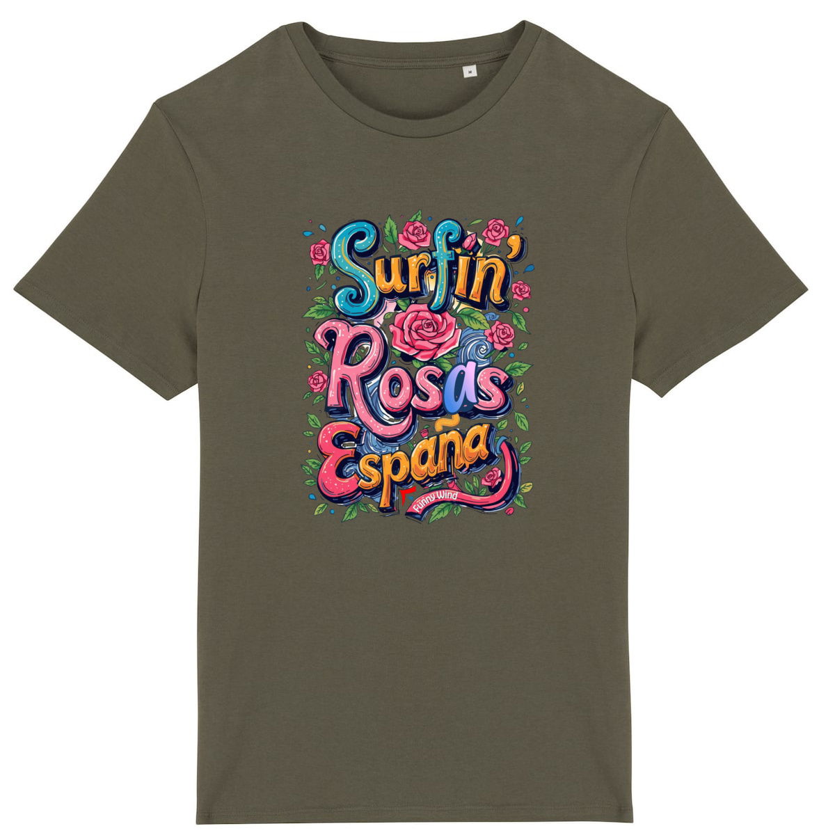 T-shirt Surfin' Rosas - face_6