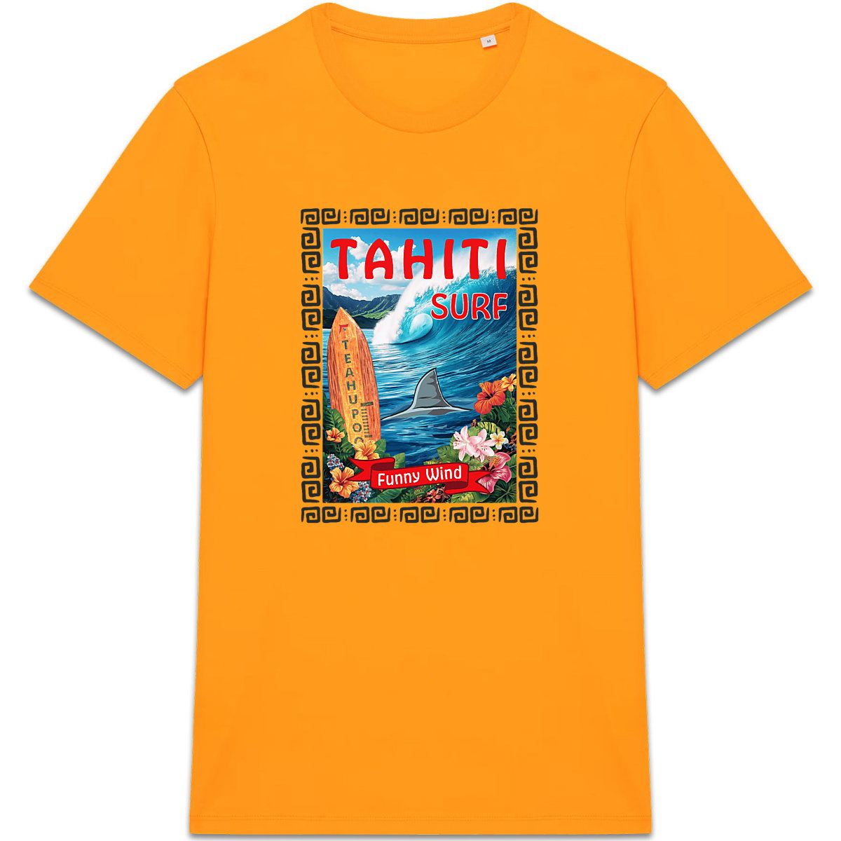 T-shirt épais surf Tahiti - face_7