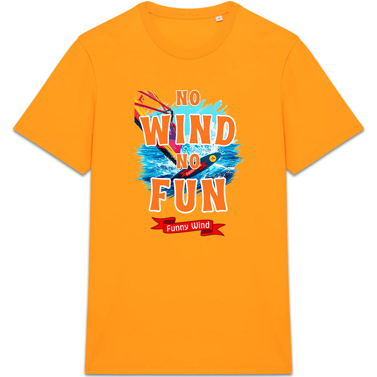 T-shirt épais No wind no fun - face_7