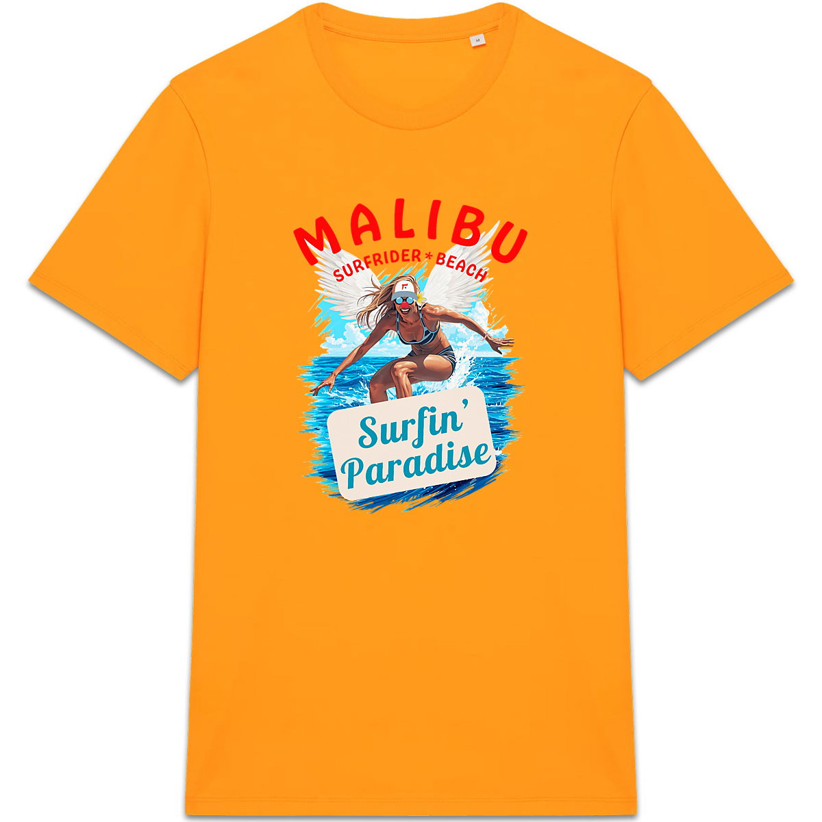 T-shirt surf Malibu - face_7