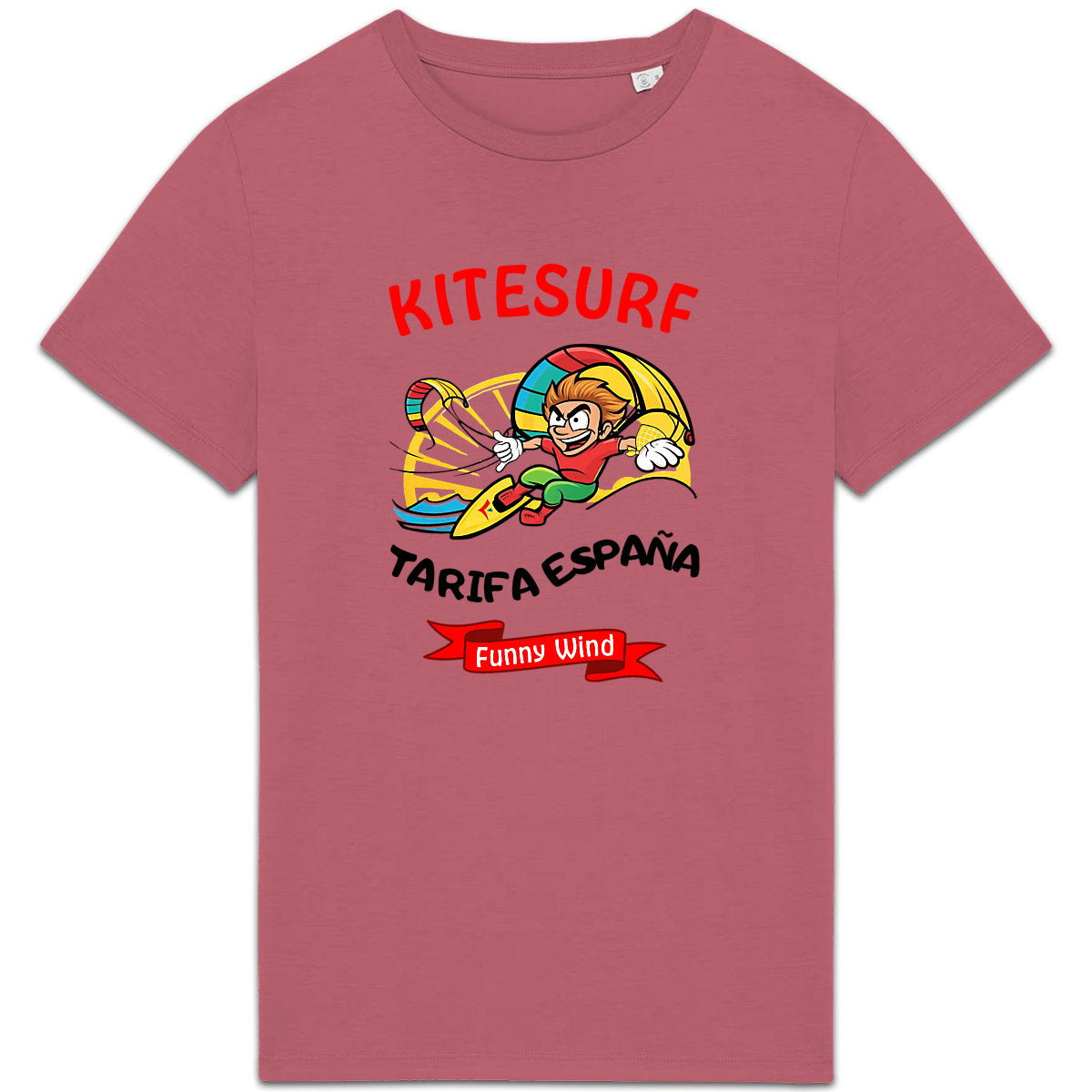 T-shirt épais Kitesurf Tarifa - face_8