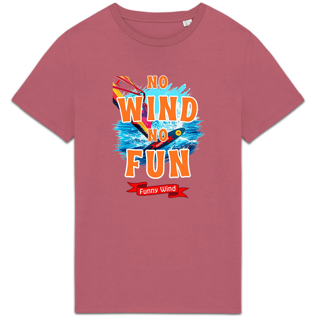 T-shirt épais No wind no fun - face_8