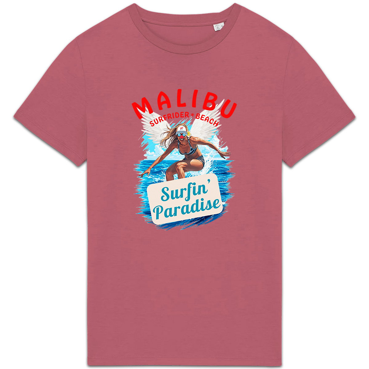 T-shirt surf Malibu - face_8