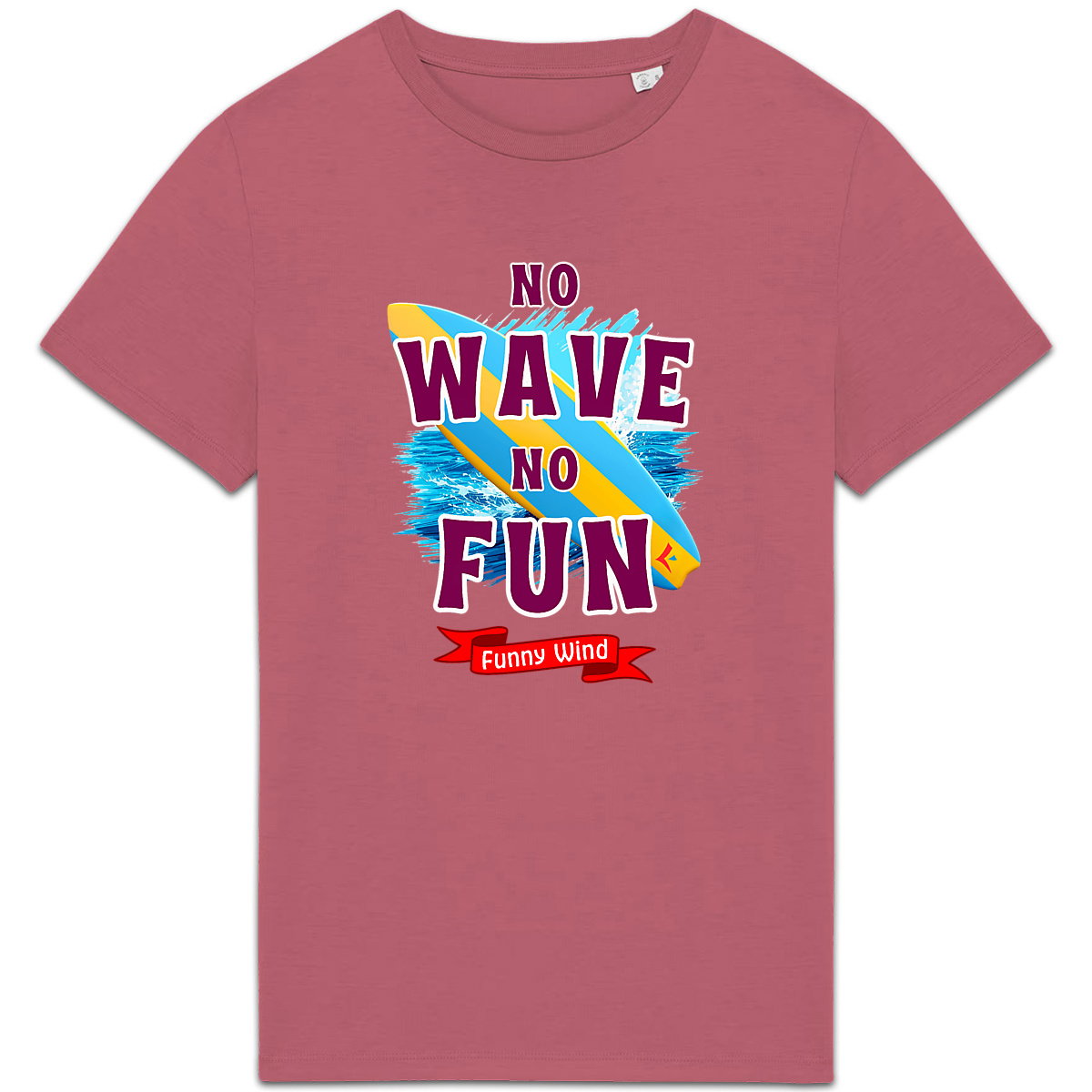 T-shirt épais No wave no fun - face_8