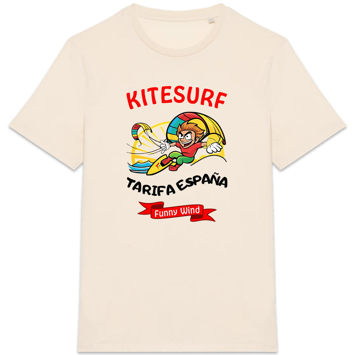 T-shirt épais Kitesurf Tarifa - face_9